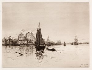 Scène de port, 1884