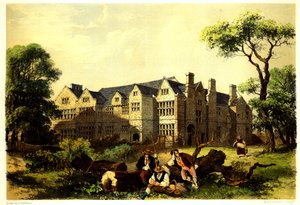 Sawston Hall, Cambridgeshire, 1848 - James Dafforne