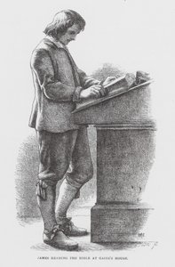 James lisant la Bible chez Gaius - James Dawson Watson