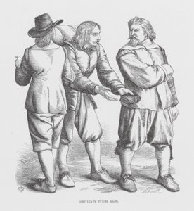 Obstiné fait demi-tour (gravure) - James Dawson Watson