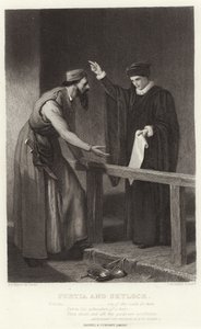 Portia et Shylock, Le Marchand de Venise, Acte IV, Scène I