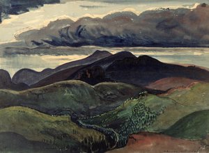 Les montagnes sombres (Brecon Beacons) - James Dickson Innes