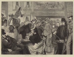 Croquis de Londres, dans une salle de musique