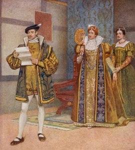 Le Marchand de Venise de Shakespeare : Bassanio, Portia et Nerissa - James Dromgole Linton