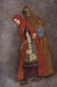 Le Marchand de Venise de Shakespeare : Lorenzo et Jessica - James Dromgole Linton