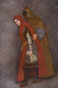 Le Marchand de Venise de Shakespeare : Lorenzo et Jessica - James Dromgole Linton