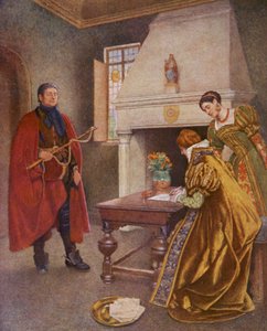 Le Marchand de Venise de Shakespeare : Portia, Nerissa et Balthazar - James Dromgole Linton