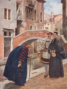 Le Marchand de Venise de Shakespeare : Shylock, Bassanio et Antonio - James Dromgole Linton