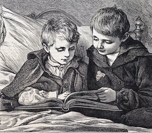 Illustration représentant des frères