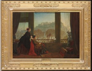 Portrait de la baronne Burdett Coutts et de sa compagne Mme Brown, Édimbourg, 1874 - James Drummond