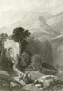 Couvent de Il Santo Cosimato, Tivoli, près de Rome - James Duffield Harding