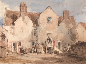 Maisons de pêcheurs à Sculcoats près de Hull, Yorkshire - James Duffield Harding