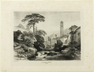 Le Casset ; Vallée du Monetier - James Duffield Harding