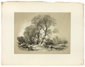 Château de Leicester, de Sélections pittoresques - James Duffield Harding