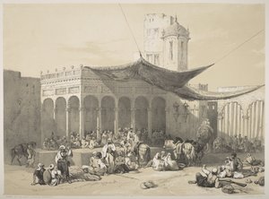 Panjab : Soldats sikhs recevant leur solde au Royal Durbar, Lahore