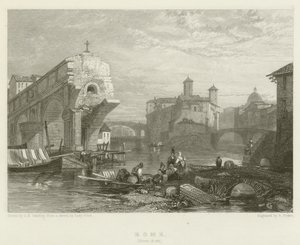 Rome, Ponte Rotti - James Duffield Harding