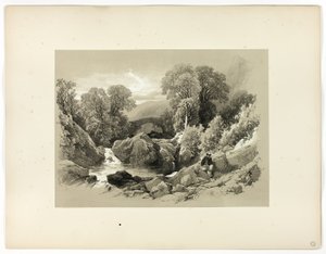 Pont de Sledde, de Sélections pittoresques - James Duffield Harding