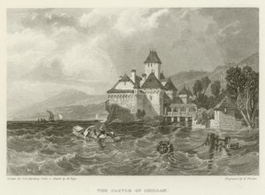 Le Château de Chillon - James Duffield Harding
