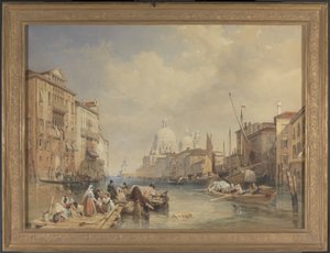 Le Grand Canal, Venise, 1835 - James Duffield Harding