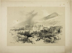 Le palais de Holyrood - James Duffield Harding