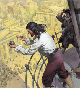 Gallileo sur la tour de Pise - James Edwin McConnell