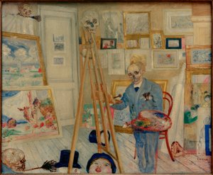 Le peintre de squelettes - James Sidney Ensor