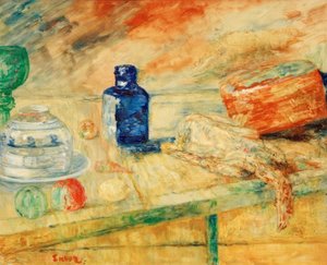 Le flacon bleu - James Sidney Ensor