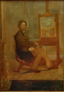 Ensor à son chevalet - James Sidney Ensor