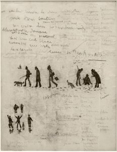 Histoire sans paroles (Chasseur en hiver) - James Sidney Ensor