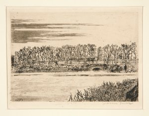 Le pont du bois à Ostende - James Ensor