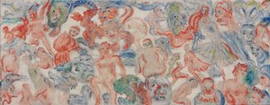 Monstres entrelacés décousus, entrelardés (A) - James Ensor