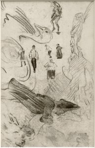 Silhouettes et figures grotesques - James Sidney Ensor