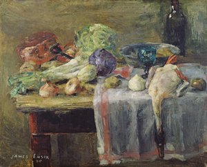 Nature morte avec canard