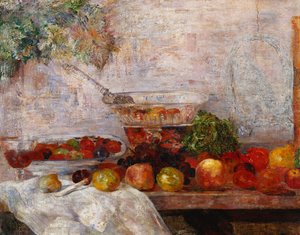 Nature morte avec un perroquet - James Ensor