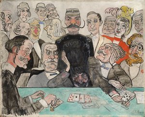 Les Joueurs - James Ensor