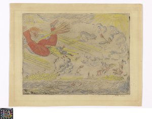 Zauberer im Sturmwind - James Ensor