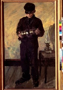Le petit réparateur de lampe à huile - James Ensor
