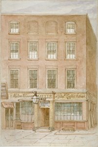 La Taverne de la Mitre, café et hôtel sur Mitre Court, Fleet Street, City de Londres, 1850 - James Findlay