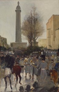 Cinquième régiment à Mount Vernon Place - James G. Harwood