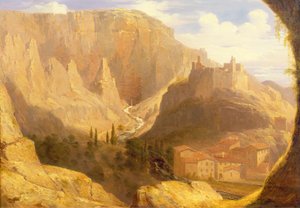 Ville colline en Italie, 1831 - James Giles