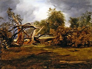 Le chêne foudroyé - James Giles