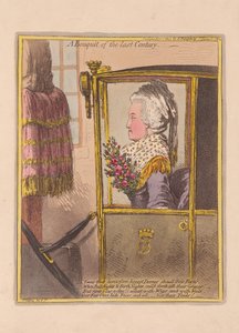 Un bouquet du siècle dernier, pub. 1802 - James Gillray