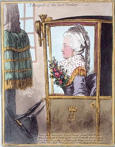 Un bouquet du siècle dernier, publié par Hannah Humphrey en 1802 - James Gillray