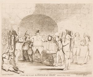 Une nouvelle façon de payer la dette nationale - James Gillray