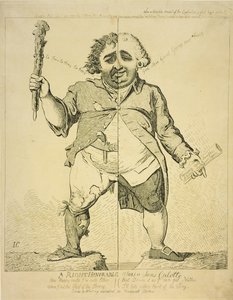 Un Très Honorable alias un Sans-Culotte, publié par S.Fores, 1802