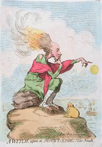 Une sorcière, sur le bord d