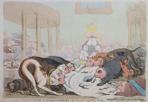 Anticipation, ou Le Destin Approchant du Traité Commercial Français, publié par W. Holland en 1786