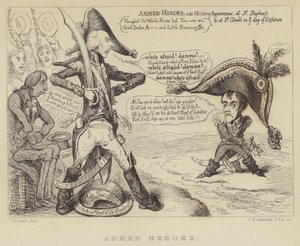 Héros armés : Le Premier ministre britannique Henry Addington confrontant Napoléon et la menace d