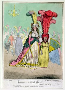 Personnages de la haute société, publié par Hannah Humphrey en 1795 - James Gillray