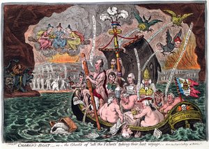 Le bateau de Charon, ou les fantômes de tous les talents faisant leur dernier voyage, 1807